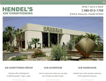 Tablet Screenshot of hendels.com